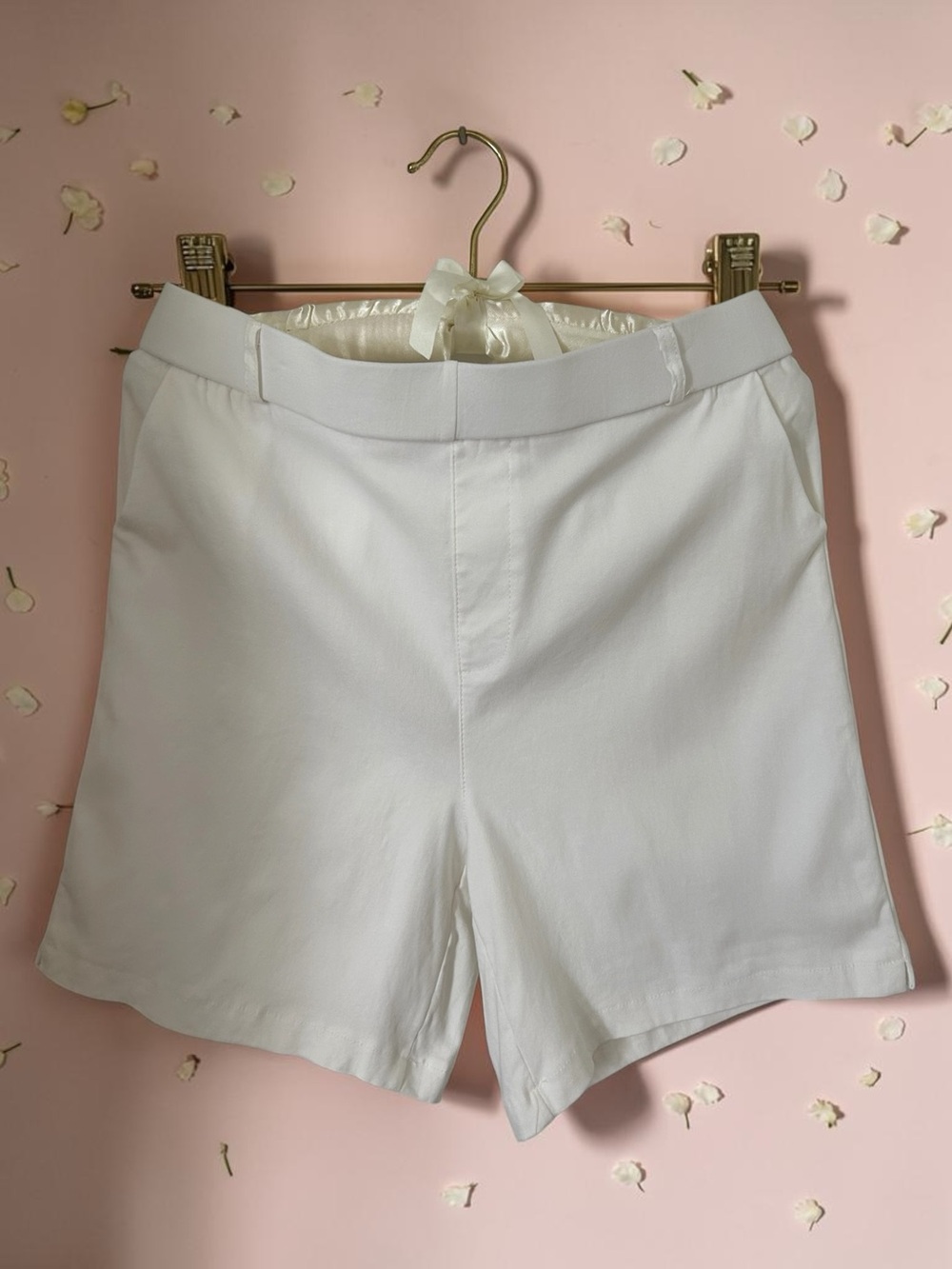 Women's Stretch Shorts white XL